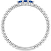 Natural Blue Sapphire | Round | 2mm | Lab-Grown Blue Sapphire | Round | 2mm