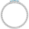 Natural Aquamarine | Round | 2mm