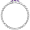 Natural Amethyst | Round | 2mm