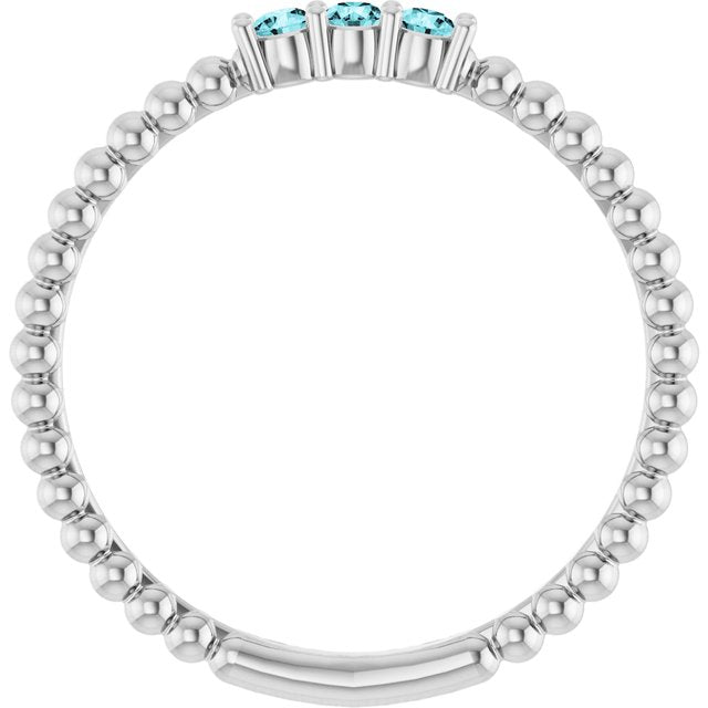 Natural Blue Zircon | Round | 2mm