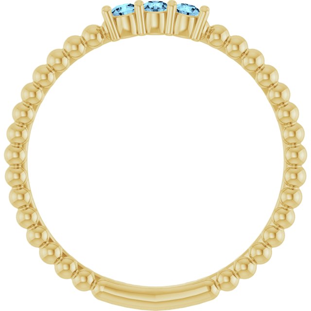 Natural Aquamarine | Round | 2mm