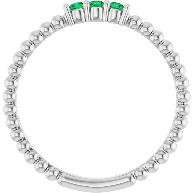 Natural Emerald | Round | 2mm | Lab-Grown Emerald | Round | 2mm