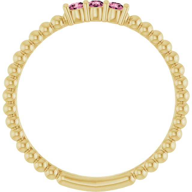 Natural Pink Tourmaline | Round | 2mm