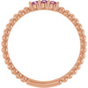 Natural Pink Tourmaline | Round | 2mm