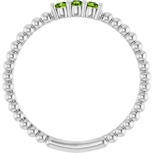 Natural Peridot | Round | 2mm