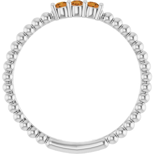 Natural Citrine | Round | 2mm