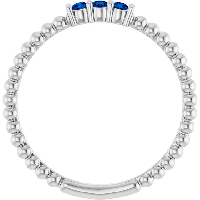 Natural Blue Sapphire | Round | 2mm | Lab-Grown Blue Sapphire | Round | 2mm