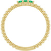 Natural Emerald | Round | 2mm | Lab-Grown Emerald | Round | 2mm