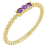 Natural Amethyst | Round | 2mm
