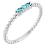 Natural Blue Zircon | Round | 2mm