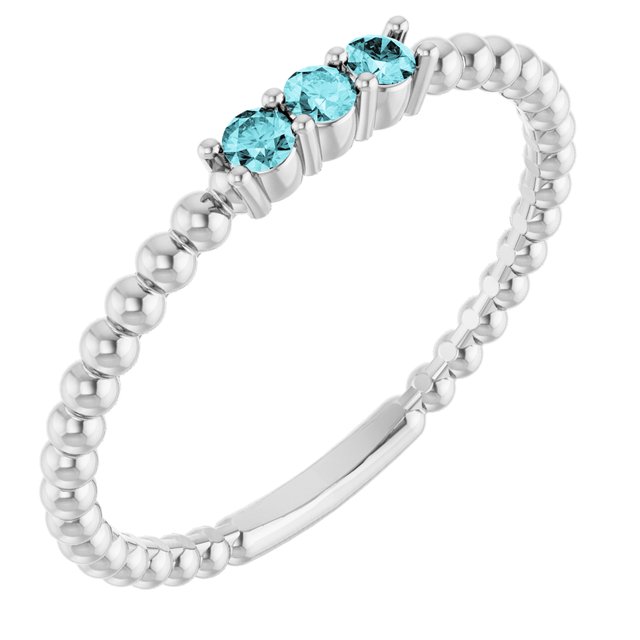 Natural Blue Zircon | Round | 2mm
