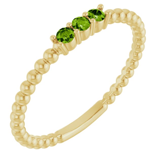 Natural Peridot | Round | 2mm