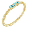 Natural Blue Zircon | Round | 2mm