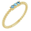 Natural Aquamarine | Round | 2mm
