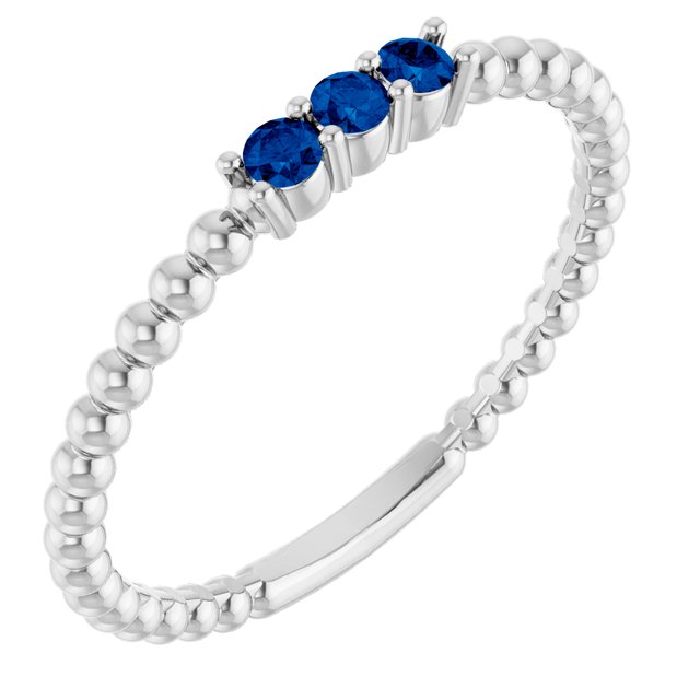Natural Blue Sapphire | Round | 2mm | Lab-Grown Blue Sapphire | Round | 2mm