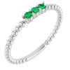 Natural Emerald | Round | 2mm | Lab-Grown Emerald | Round | 2mm