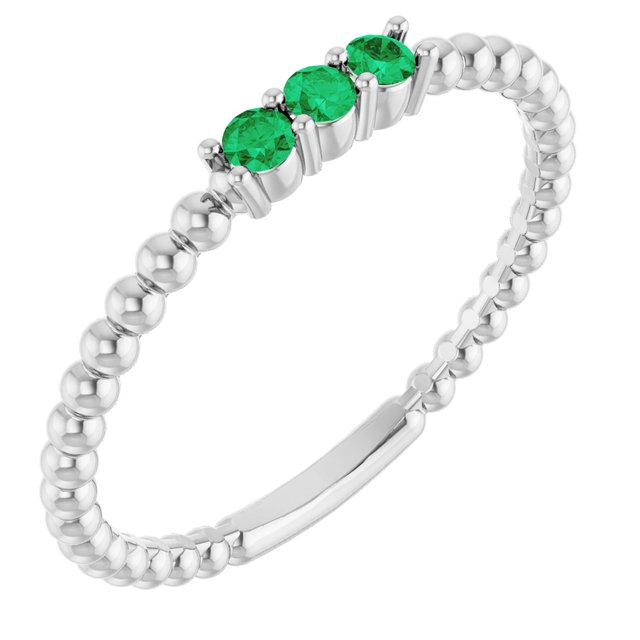 Natural Emerald | Round | 2mm | Lab-Grown Emerald | Round | 2mm