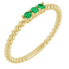 Natural Emerald | Round | 2mm | Lab-Grown Emerald | Round | 2mm