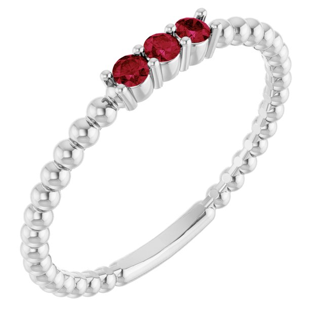 Natural Ruby | Round | 2mm | Lab-Grown Ruby | Round | 2mm
