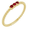 Natural Ruby | Round | 2mm | Lab-Grown Ruby | Round | 2mm