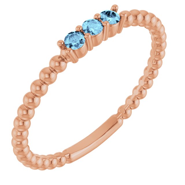 Natural Aquamarine | Round | 2mm