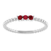 Natural Ruby | Round | 2mm | Lab-Grown Ruby | Round | 2mm