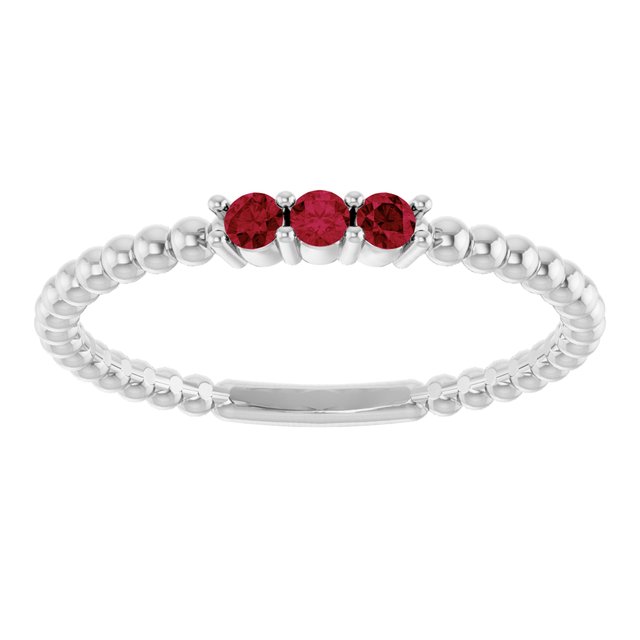 Natural Ruby | Round | 2mm | Lab-Grown Ruby | Round | 2mm