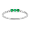 Natural Emerald | Round | 2mm | Lab-Grown Emerald | Round | 2mm