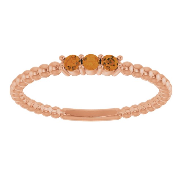 Natural Citrine | Round | 2mm