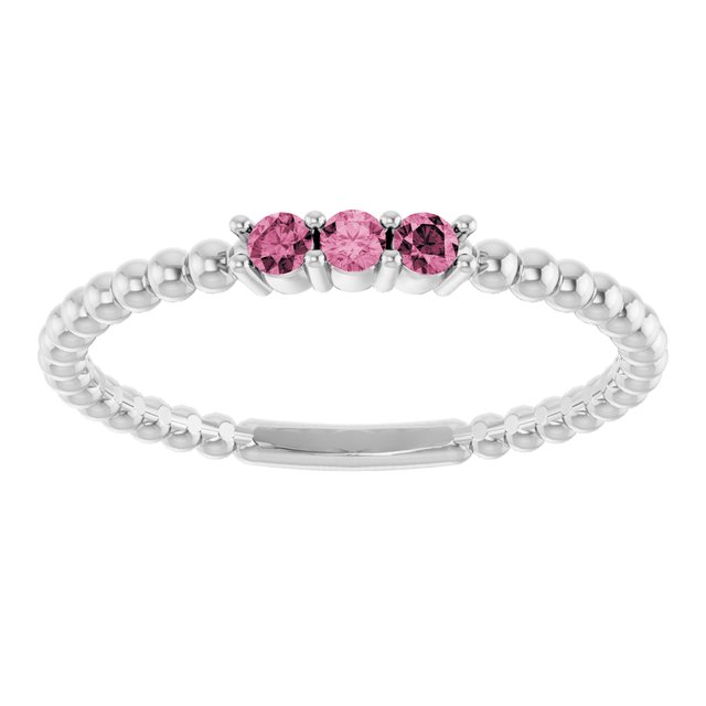 Natural Pink Tourmaline | Round | 2mm