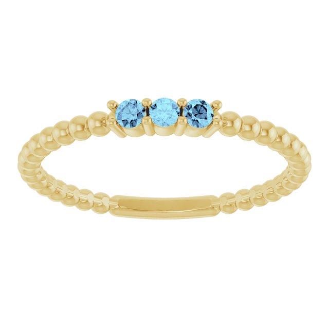 Natural Aquamarine | Round | 2mm