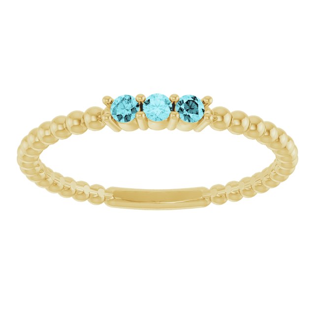 Natural Blue Zircon | Round | 2mm
