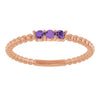 Natural Amethyst | Round | 2mm