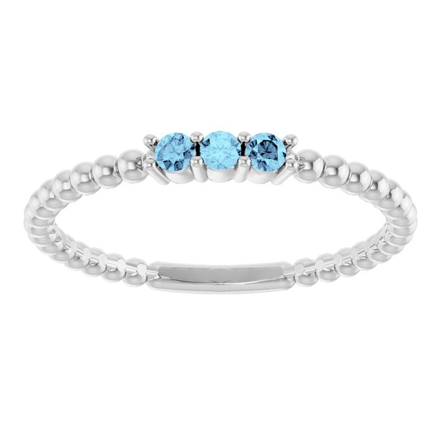 Natural Aquamarine | Round | 2mm