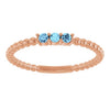 Natural Aquamarine | Round | 2mm