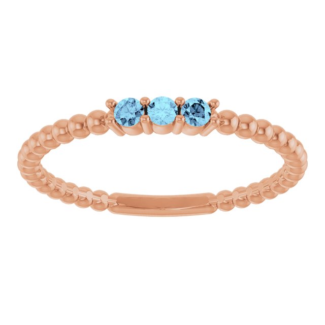 Natural Aquamarine | Round | 2mm