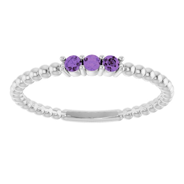 Natural Amethyst | Round | 2mm
