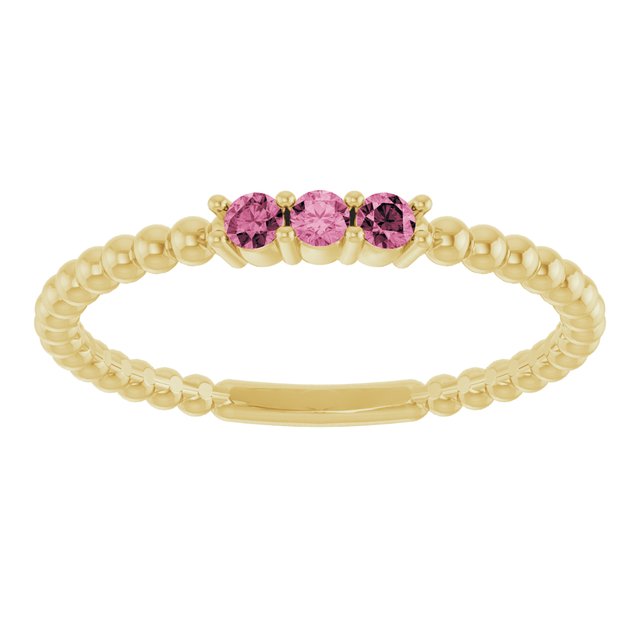 Natural Pink Tourmaline | Round | 2mm