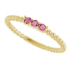 Natural Pink Tourmaline | Round | 2mm