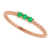 Natural Emerald | Round | 2mm | Lab-Grown Emerald | Round | 2mm