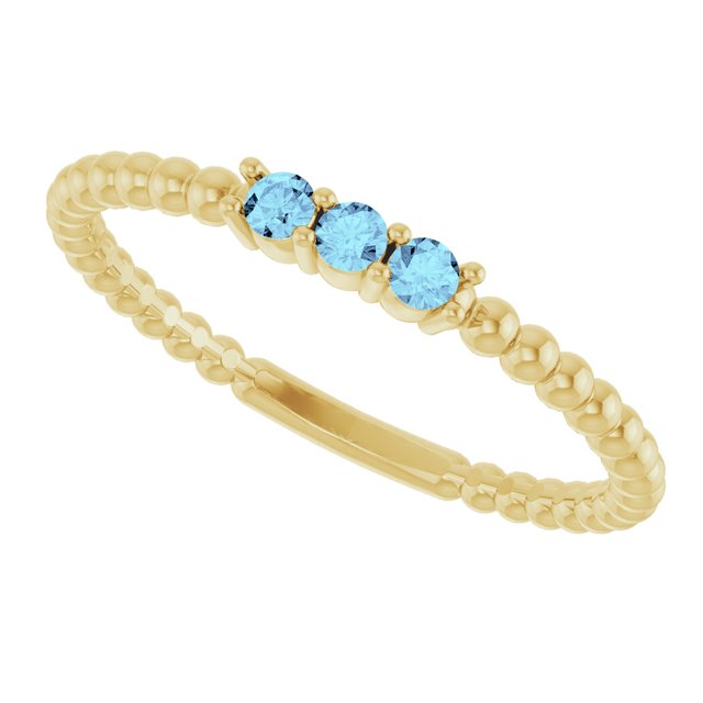 Natural Aquamarine | Round | 2mm
