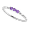 Natural Amethyst | Round | 2mm