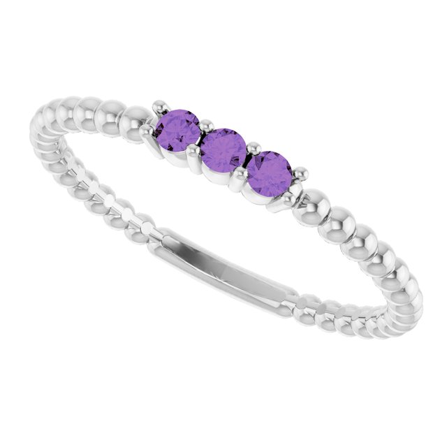 Natural Amethyst | Round | 2mm