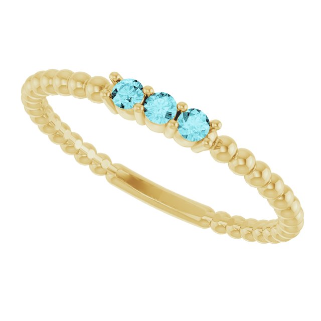 Natural Blue Zircon | Round | 2mm