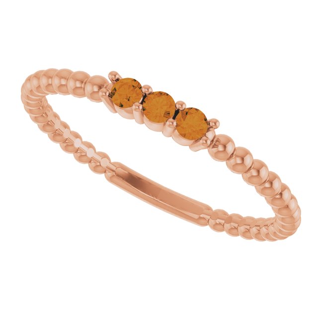 Natural Citrine | Round | 2mm