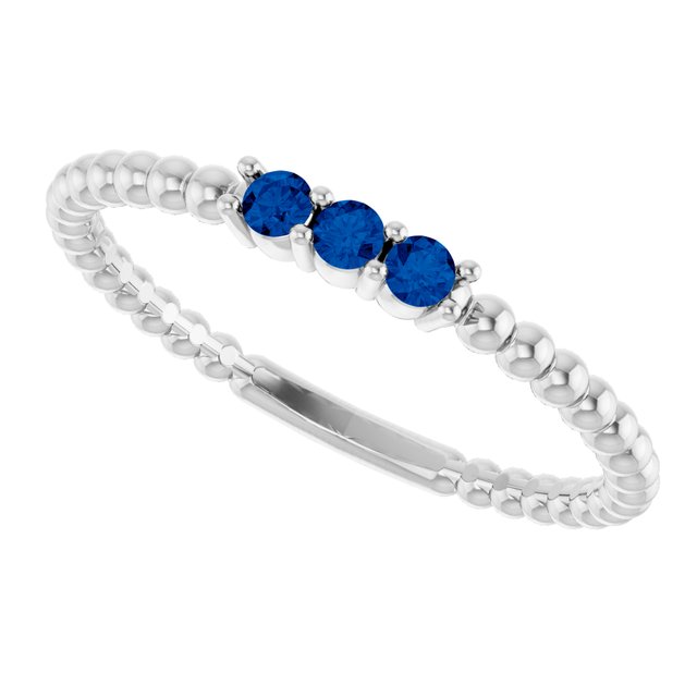 Natural Blue Sapphire | Round | 2mm | Lab-Grown Blue Sapphire | Round | 2mm