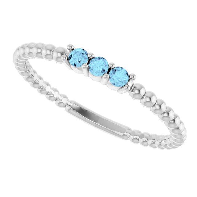 Natural Aquamarine | Round | 2mm