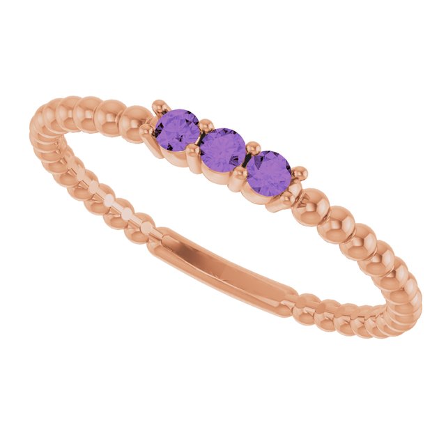 Natural Amethyst | Round | 2mm