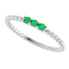 Natural Emerald | Round | 2mm | Lab-Grown Emerald | Round | 2mm