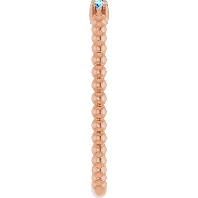 Natural Aquamarine | Round | 2mm